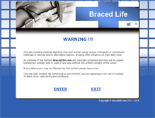 Tablet Screenshot of bracedlife.com